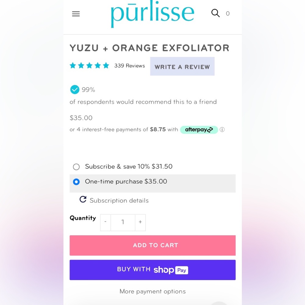 PURLISSE YUZU +ORANGE EXFOLIATOR and PURLISSE DRAGONFRUIT+NIACINAMIDE EXFOLIATOR - Picture 16 of 16